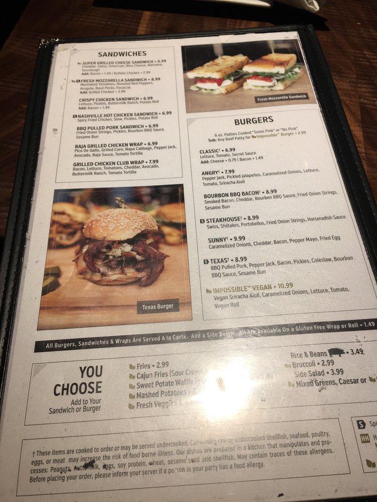 Menu at Kings Dining & Entertainment pub & bar, Rosemont, 5505 Park Pl