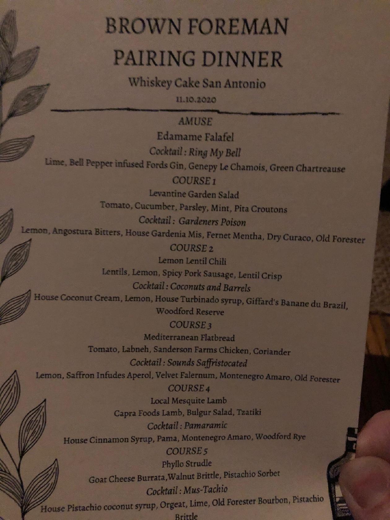 Menu at Whiskey Cake Kitchen & Bar, San Antonio, La Cantera Pkwy Suite
