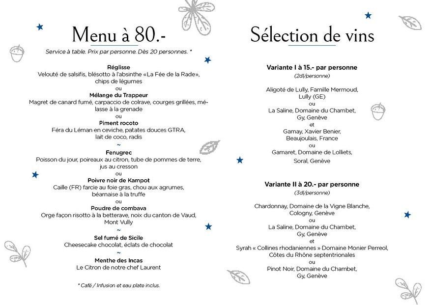 Menu di Un R de famille 