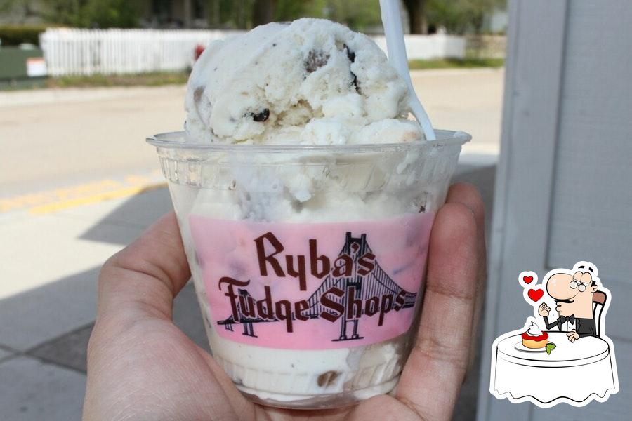 Ryba's Fudge Shop in Mackinac Island Restaurant menu and reviews