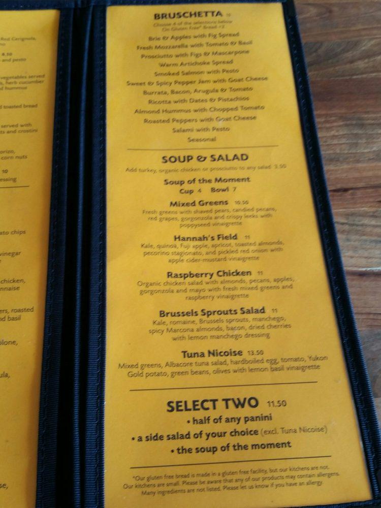 Menu at Postino Central pub & bar, Phoenix, N Central Ave