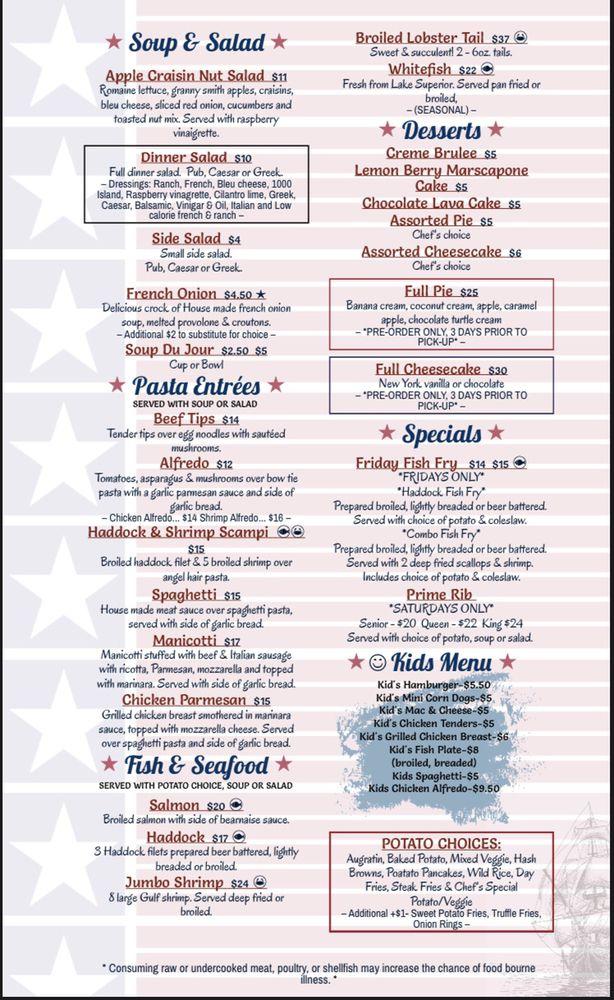 menu-at-rhinelander-cafe-pub-rhinelander