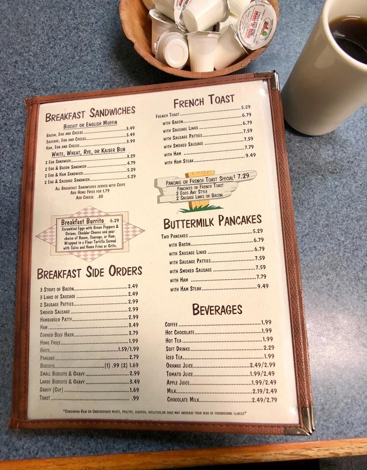 Menu at Country Cookin Diner Cocoa restaurant, Cocoa, FL524 100