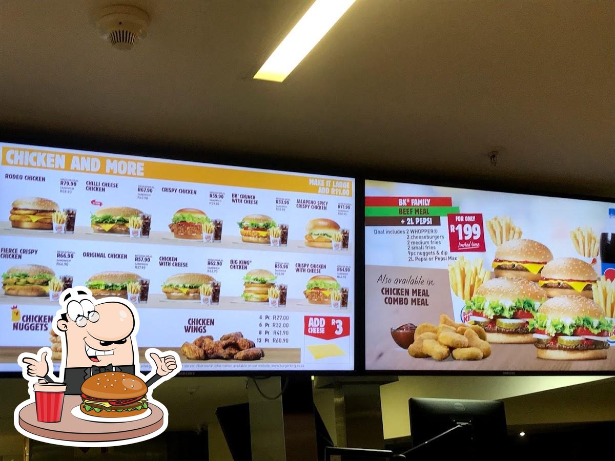 Burger King Pavilion Halaal Restaurant Westville Pavilion Shopping Centre Restaurant Menu And Reviews