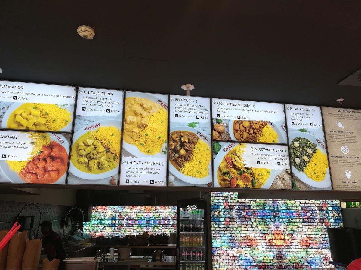 Speisekarte von Chutney Indian Food restaurant, Dortmund