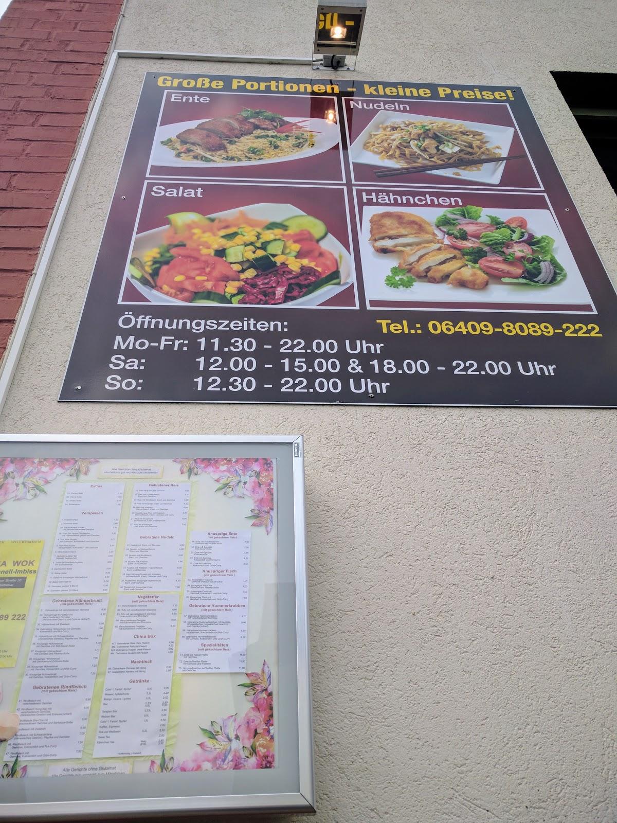 Menu At China Wok Fast Food Biebertal