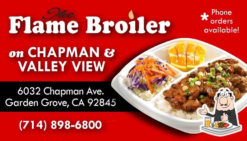 Flame Broiler, 6032 Chapman Ave in Garden Grove - Restaurant menu and