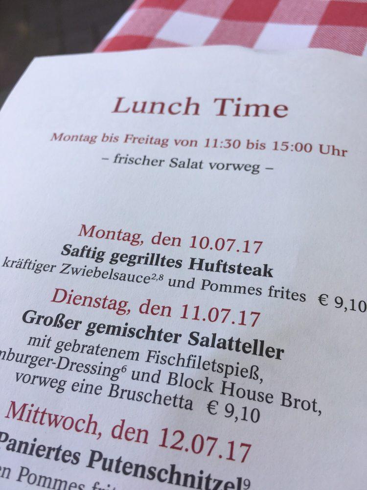 Speisekarte von BLOCK HOUSE Zehlendorf steakhaus, Berlin, Teltower Damm 36