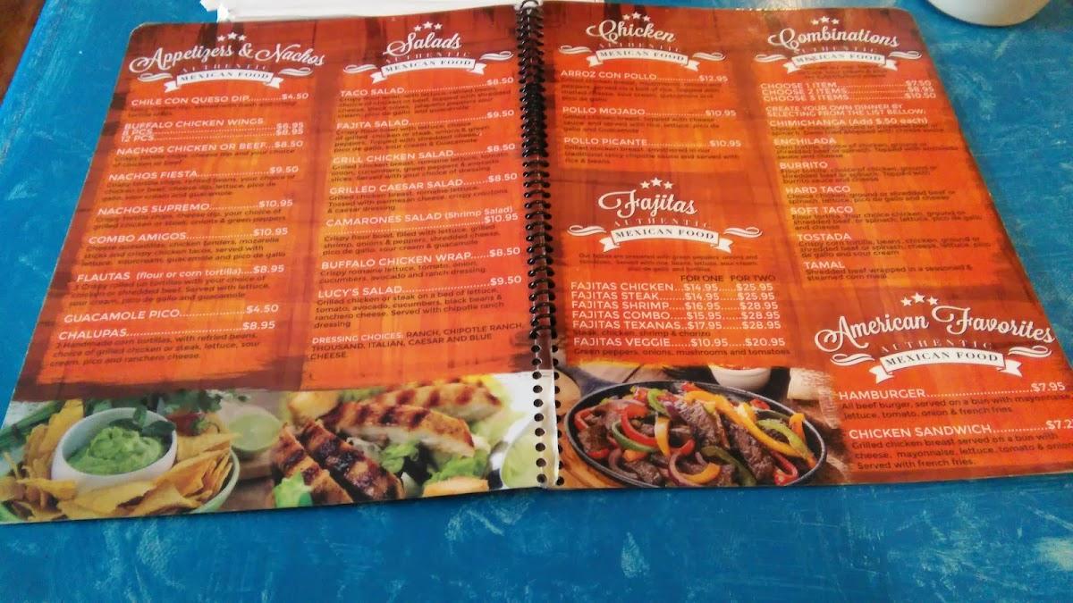 Menu at Taco & Tequila Mexican Restaurant, Lincolnton, 111 Vandiver Dr