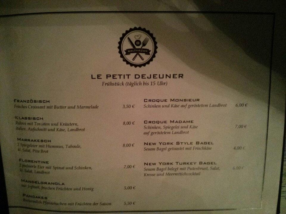 Menu at Gin & Jagger pub & bar, Essen