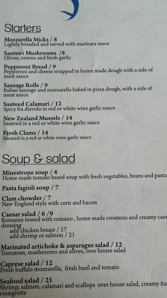 Menu at Jay's Gourmet Seafood & Pizza pizzeria, Carlsbad, Carlsbad Blvd