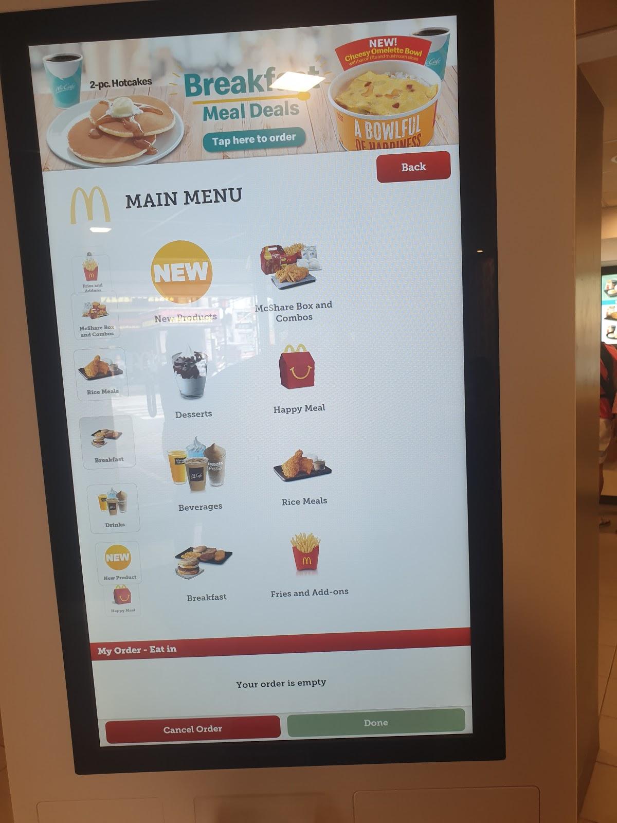 Menu at McDonald's Alaminos restaurant, Alaminos, Ground Floor CSI ...