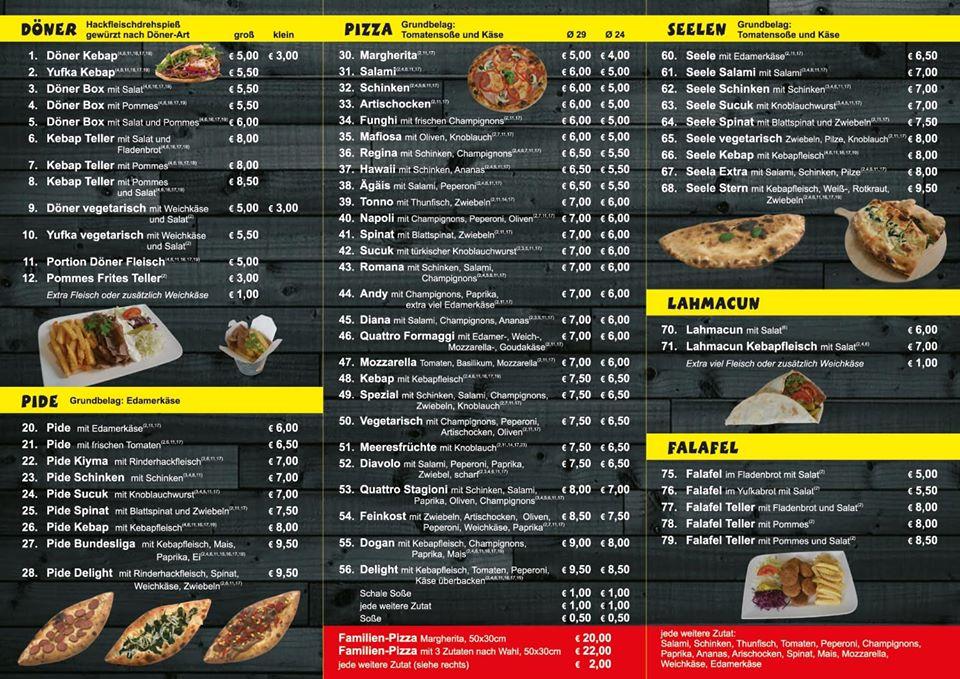 Menu At Delight Döner & Pizza, Dornhan