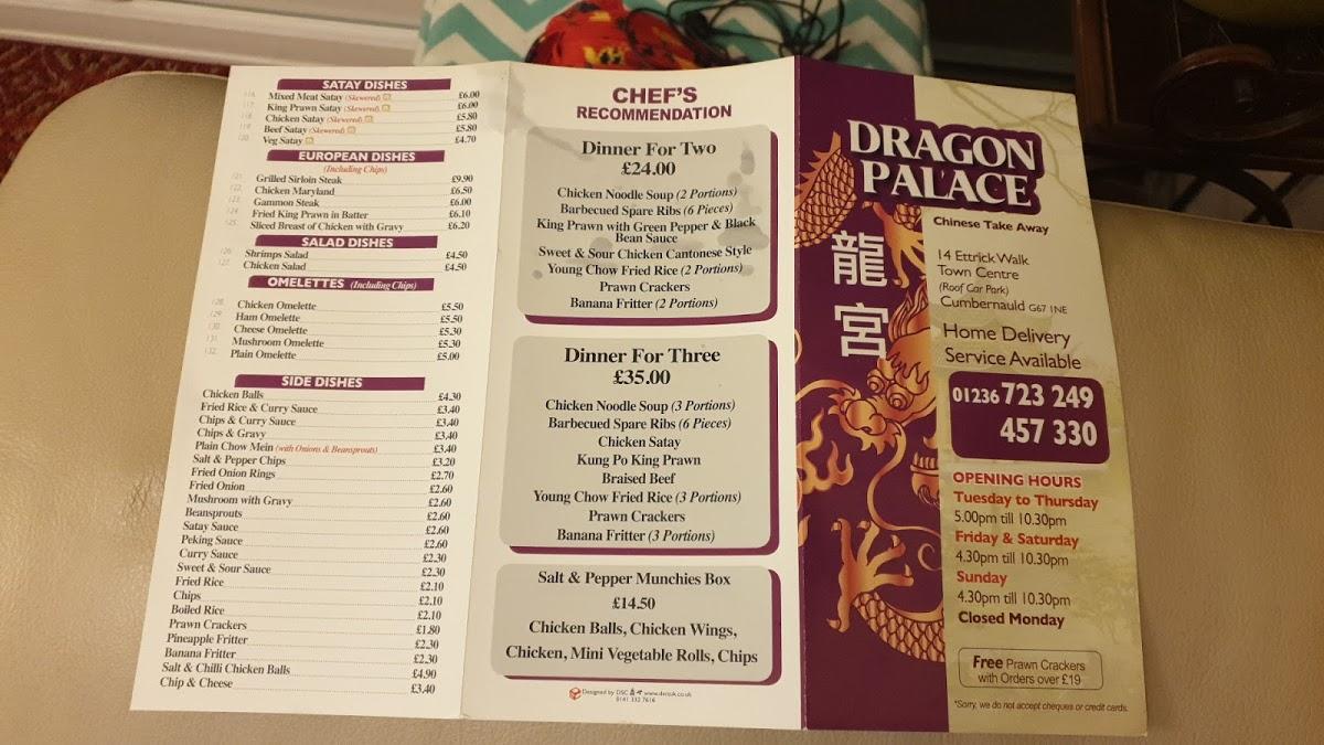 Dragon Palace Menu: A Culinary Journey to the Orient