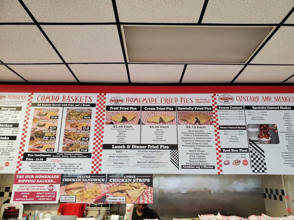 pies n fries menu