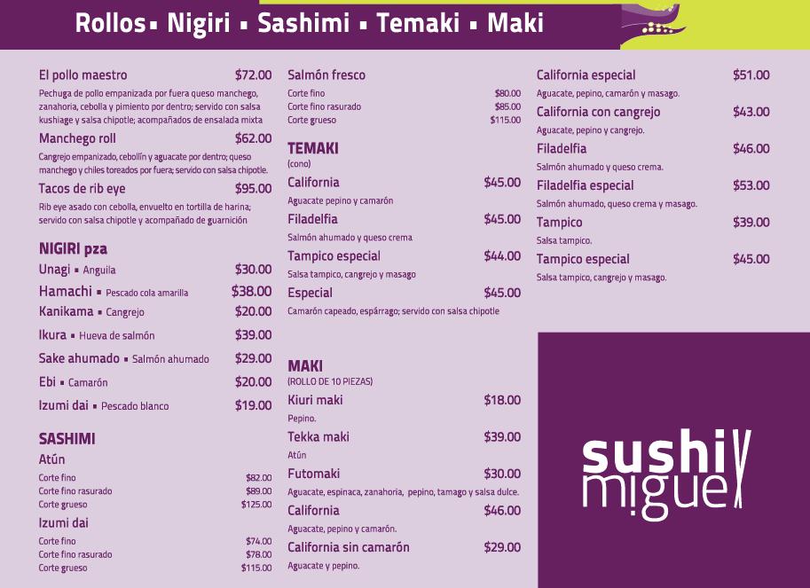 sushi miguel