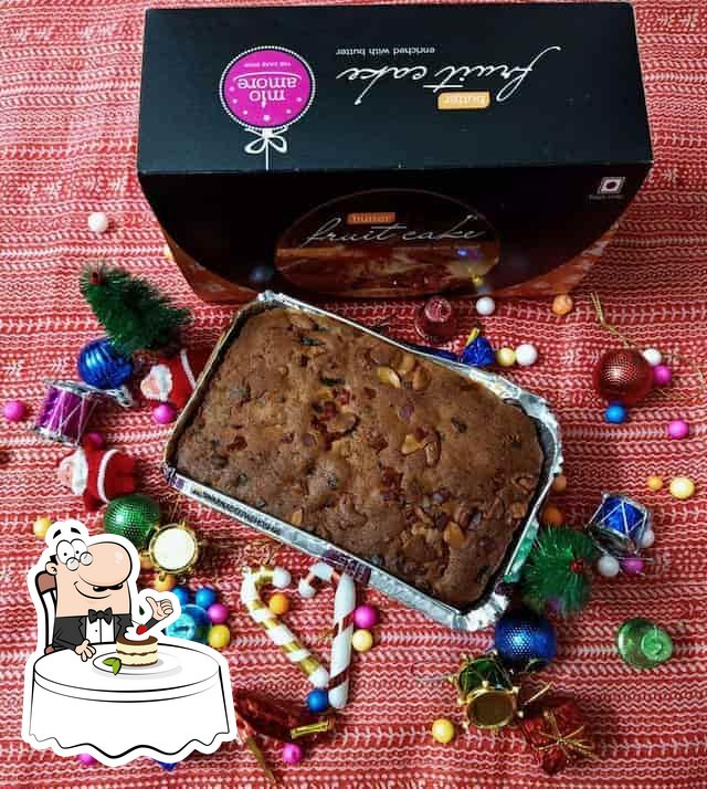 2lb Gourmet Fruit Cake mix candied fruit with Festive Cake Tin Delicious  British Food & English Holiday Cakes for Delivery Direct to Your Door Moist  Fruitcake Perfect for Christmas Gifts by Crave