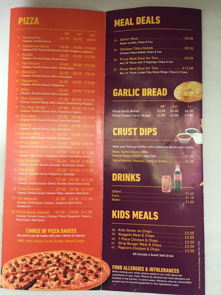 Menu at Lahore Chicken Shack Kircubbin Newtownards restaurant, England