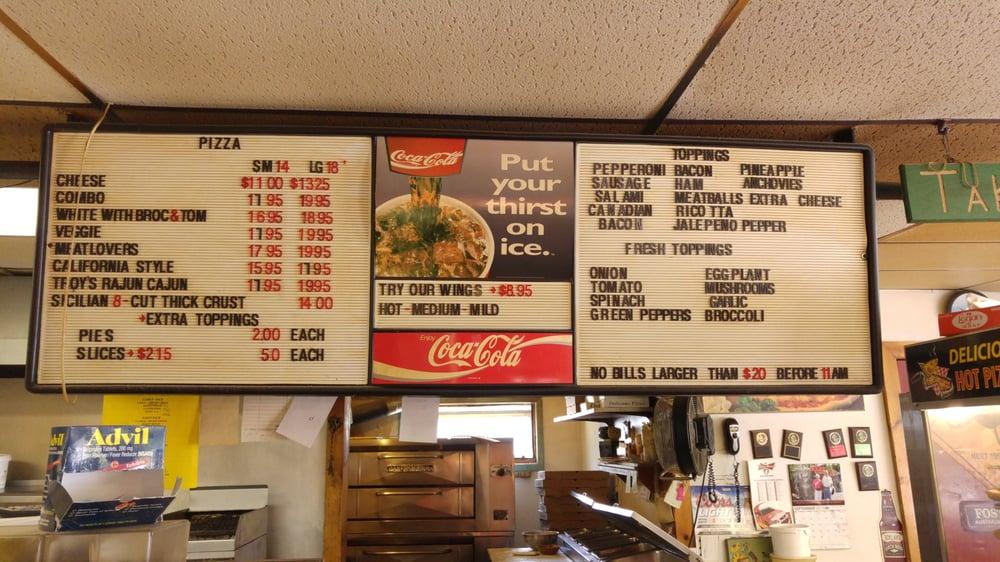 Menu at Troy's Deli & Pizzeria, Kerhonkson
