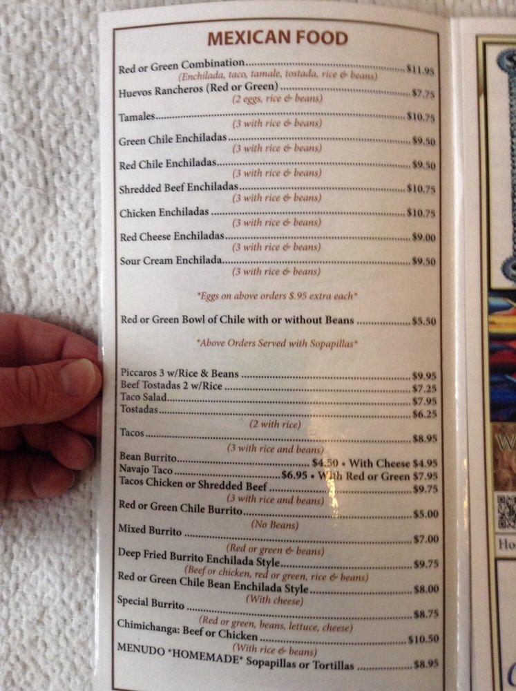 Menu at Brown Mug Cafe, Winslow