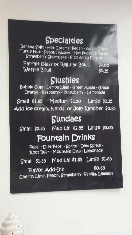 Menu at Junction Creamery BBQ, Osceola