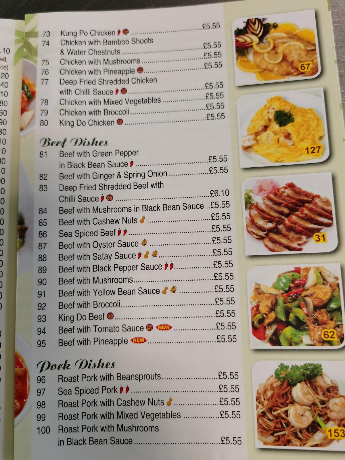 Menu at Wok inn, Lymington, 28 Milford Rd