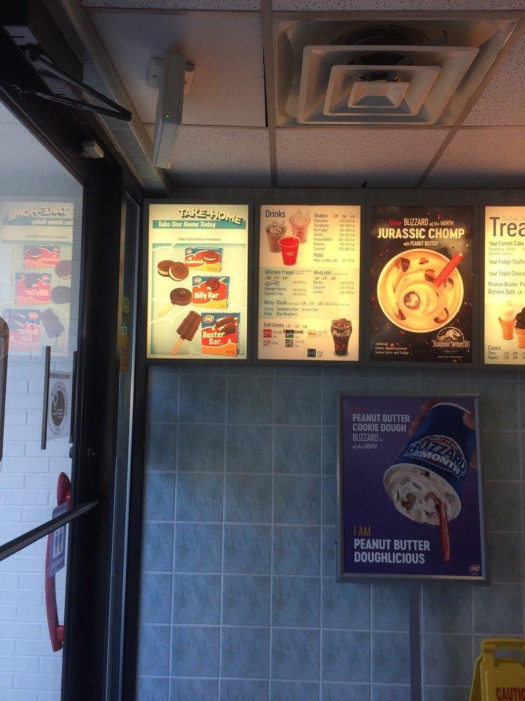 Menu at Dairy Queen Store fast food, Richmond, Main St