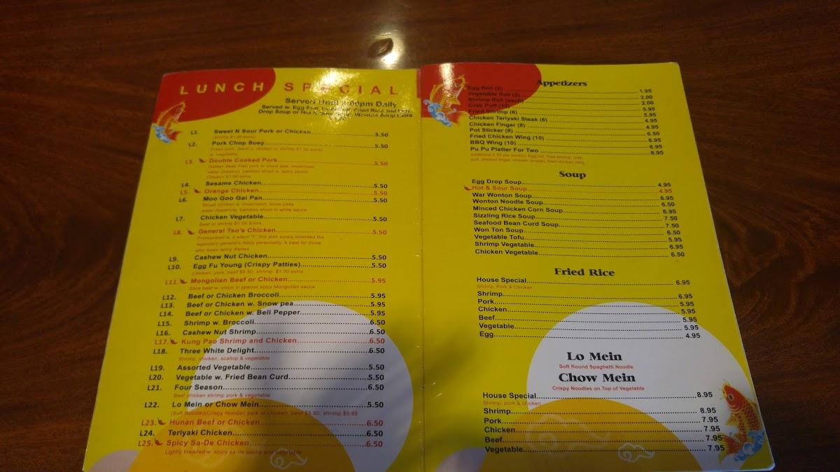 Menu At Hong Kong Kitchen Restaurant, Casa Grande