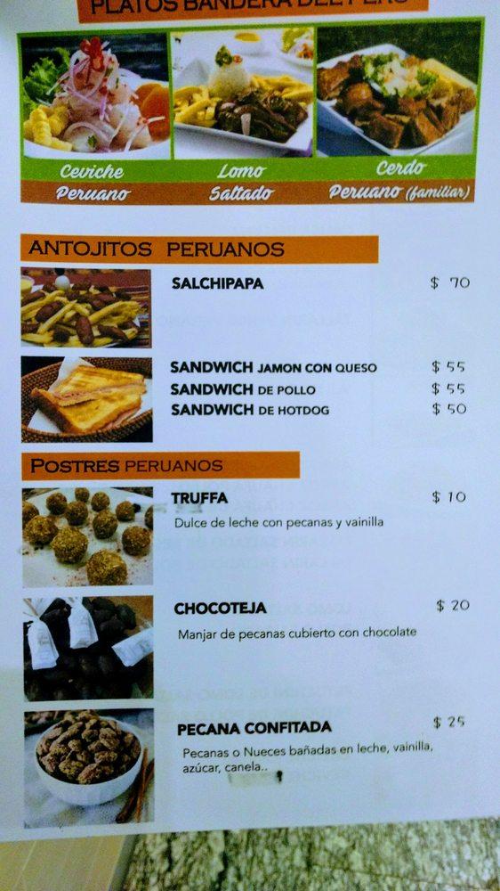 Menu at Don Dario restaurant, Cabo San Lucas