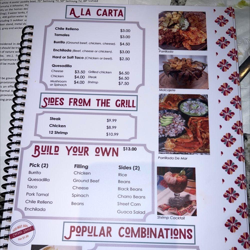 Menu At Don Chuy's Fresh Mex & Cantina Steakhouse, Lee's Summit