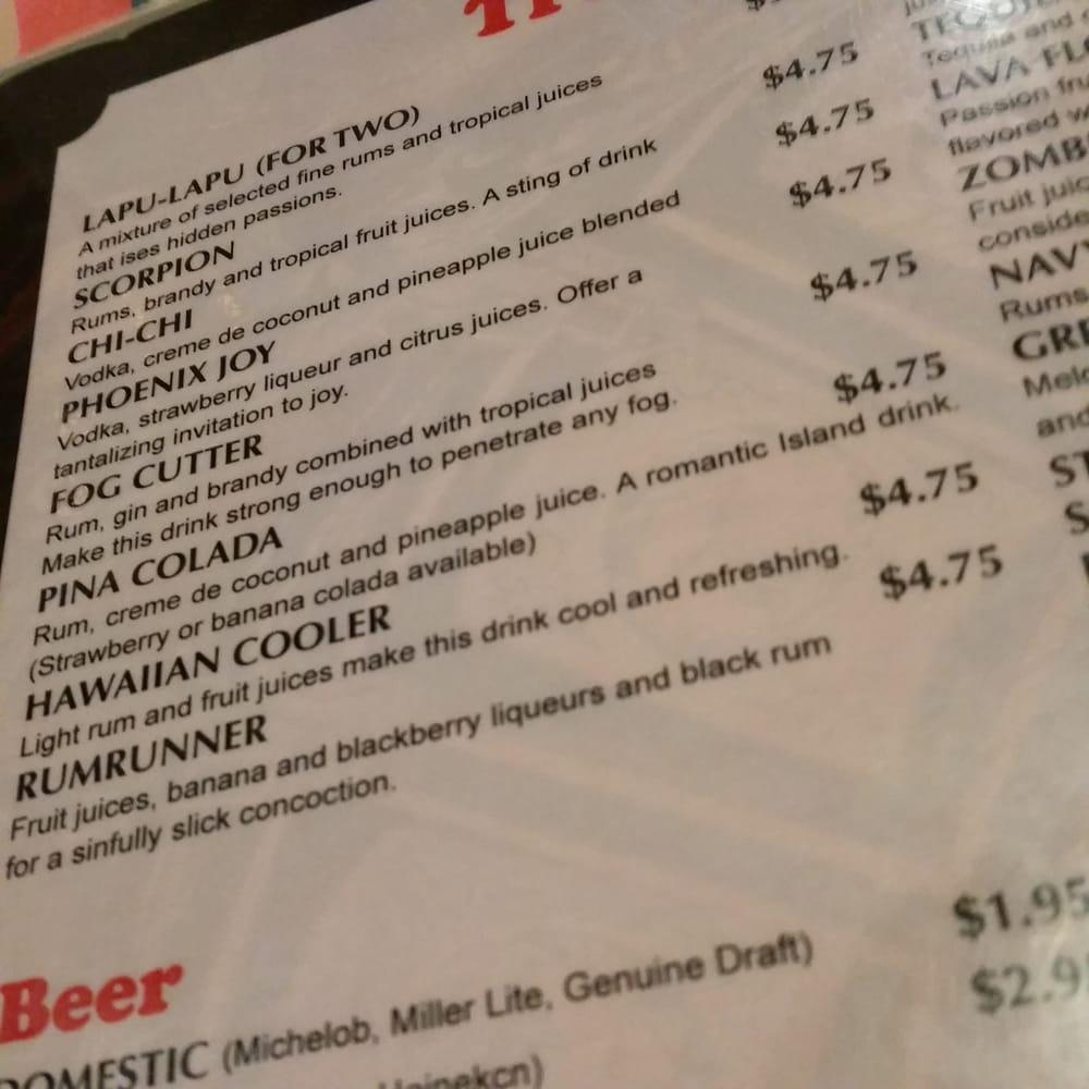 Menu at Gong Ho Restaurant, Downers Grove