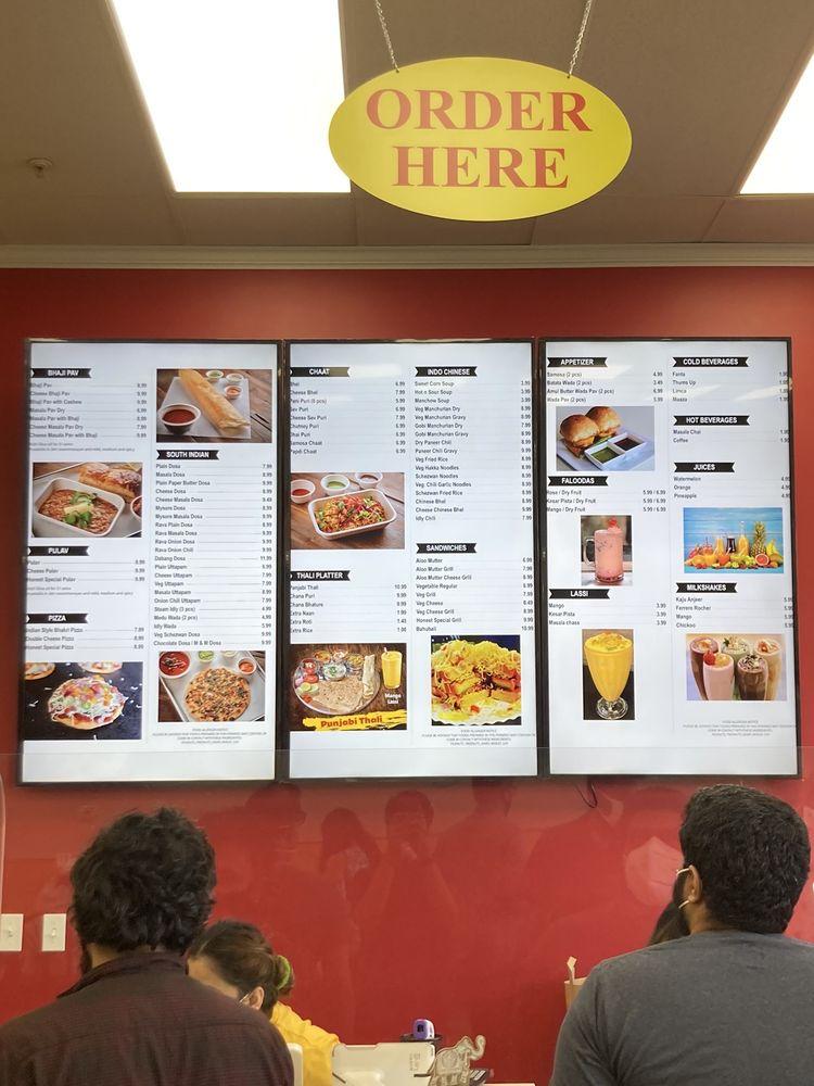 Menu at Honest Restaurant, Bellevue