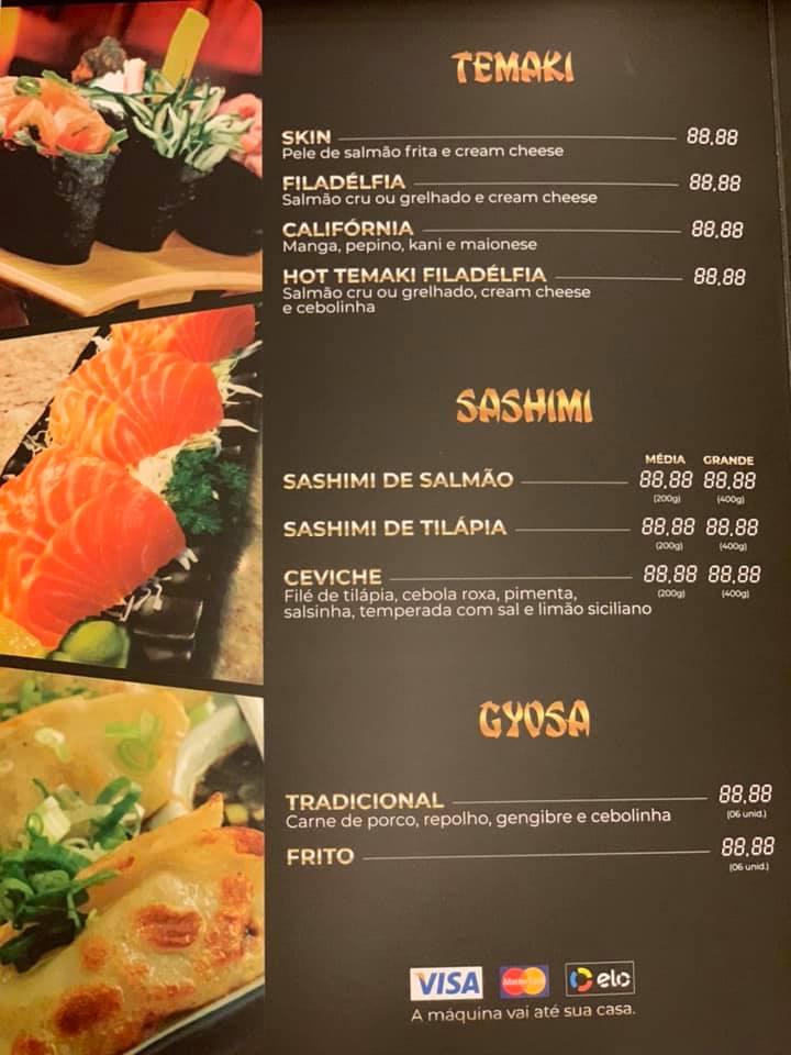 Menu At Haru Maki Restaurant Nova Andradina R Walter Hubacher