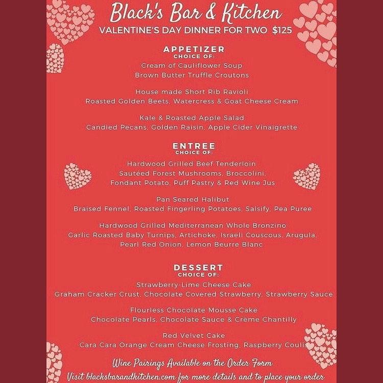 Menu at Black's Bar & Kitchen, Bethesda