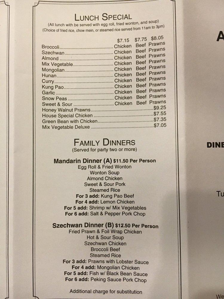 Menu at Amazing Kitchen restaurant, Tracy