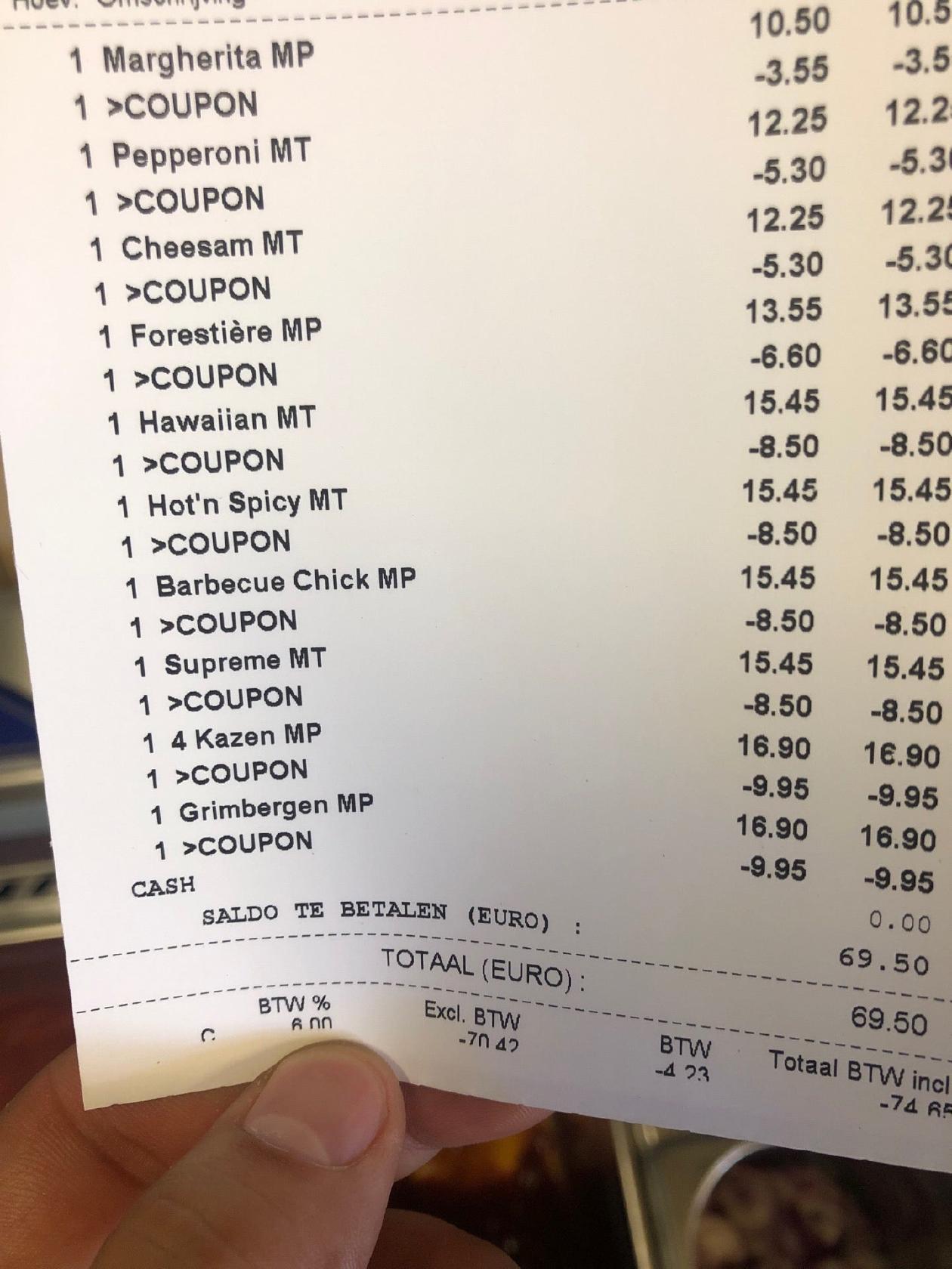 Menu at Pizza Hut Delivery, Antwerp, Herentalsebaan 98