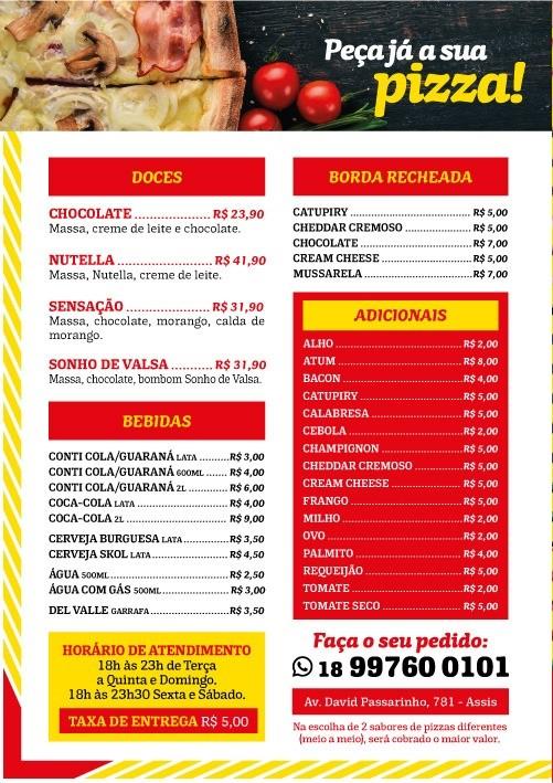 PIZZA PIZZA delivery cardápio