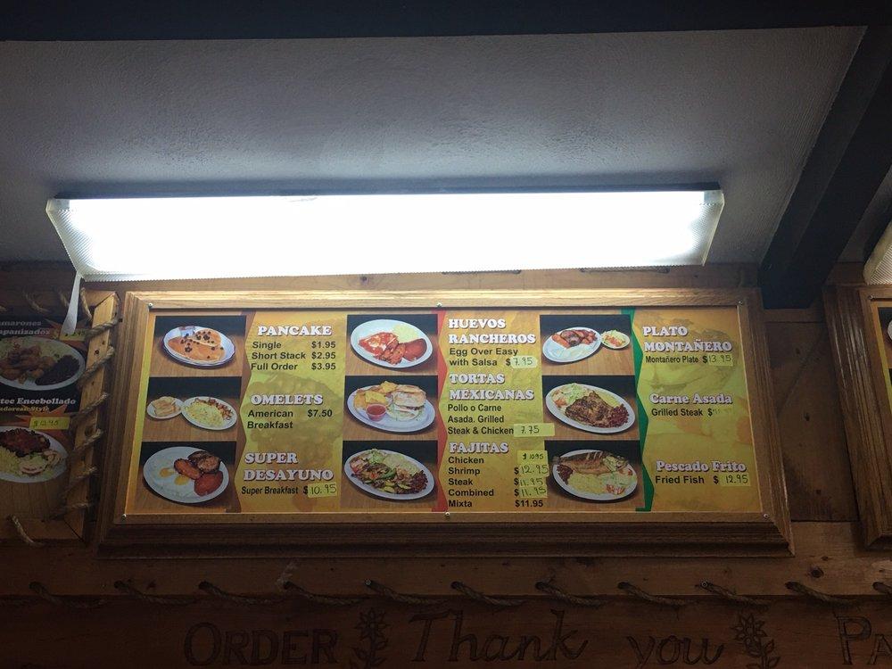 Menu at Super Burritos Mexican Grill restaurant, Everett