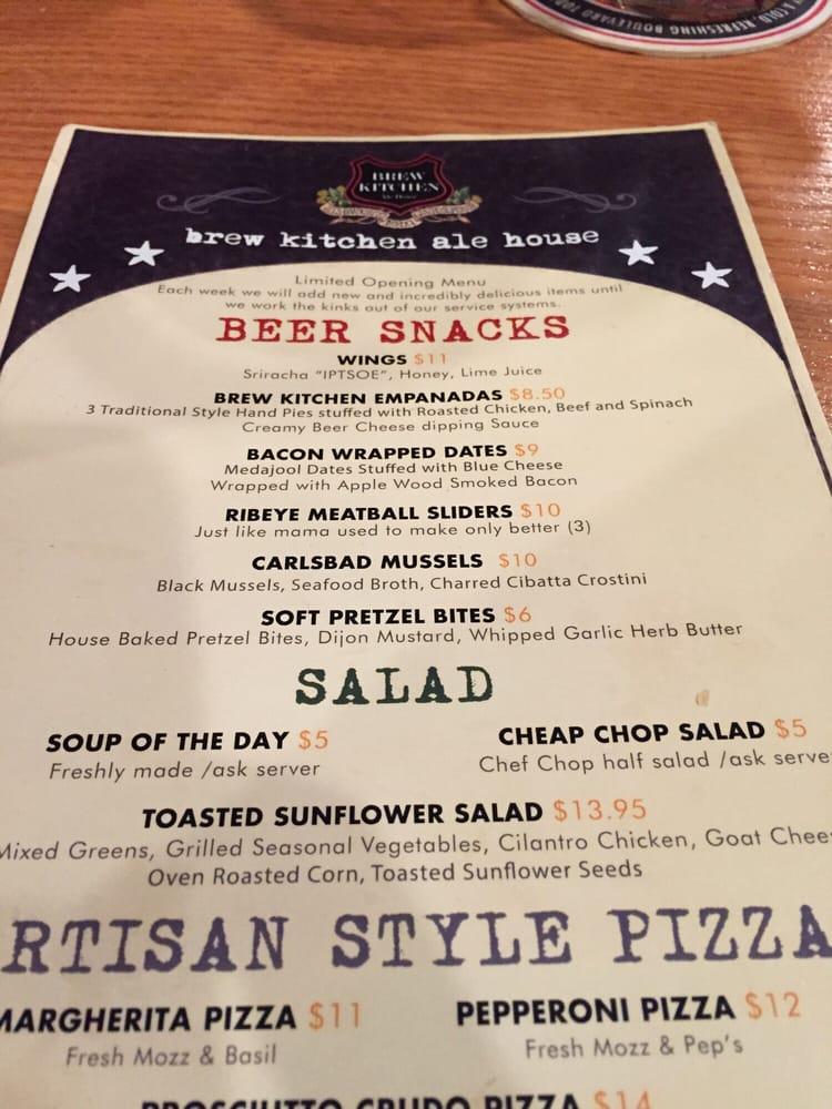 Menu at Brew Kitchen Ale House pub & bar, Los Alamitos