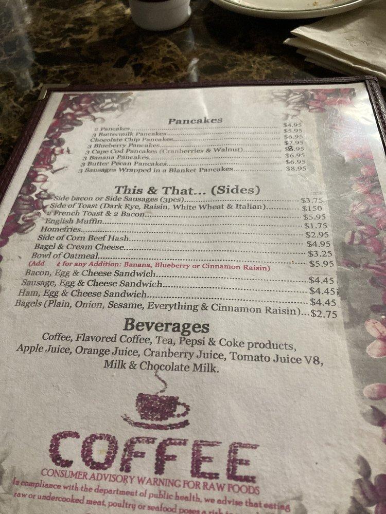 Menu at Bay Leaf Restaurant, Franklin