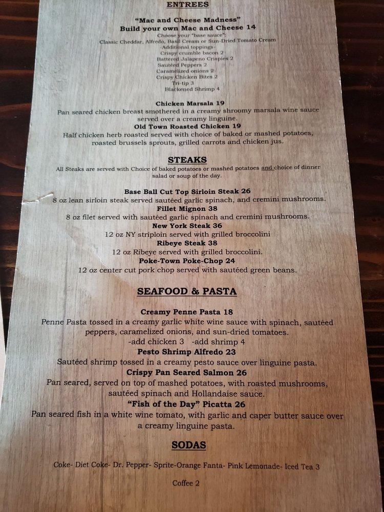 Menu at Old Town Kitchen & Bar, Lompoc