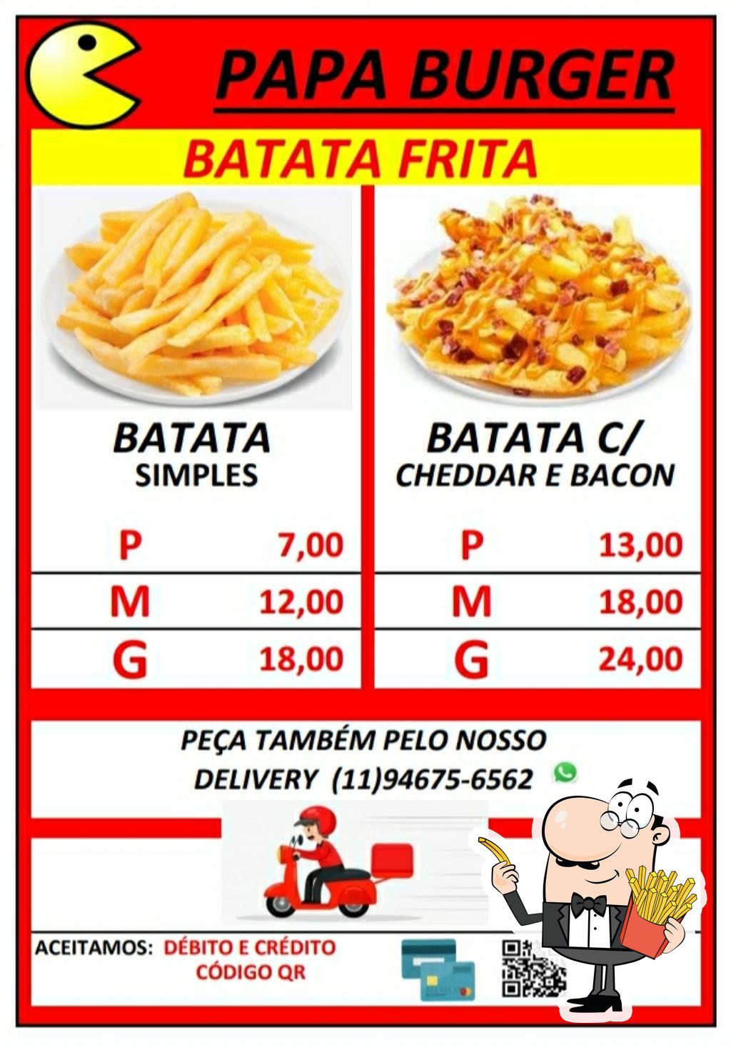 Menu em Papa Burger pub & Bar, Cotia