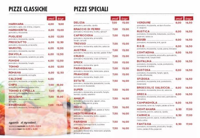 Menu di Pizza Factory & Bakery 