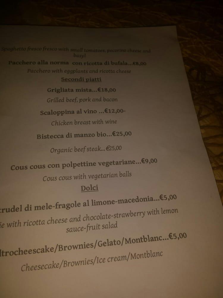 Menu di Laltracucina 