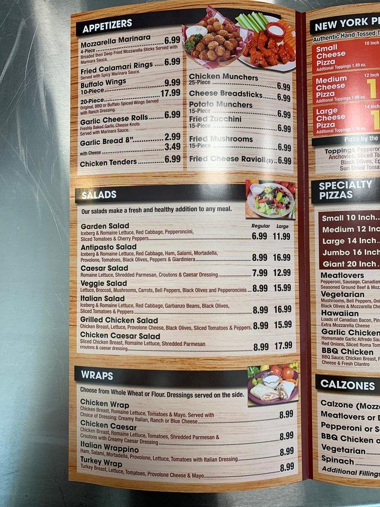 Menu at Ameci Pizza Kitchen pizzeria, Palmdale