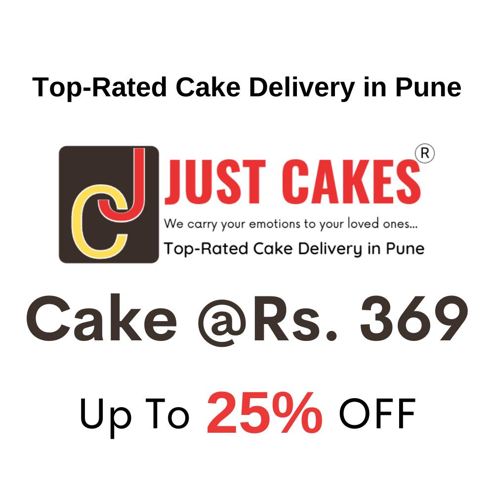 r464 Just Cakes Cake Delivery in Pune logo