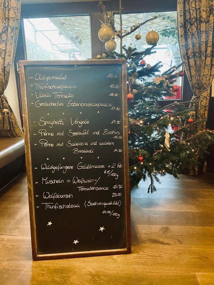 Menu at La Piccola Italia pizzeria, Straubing