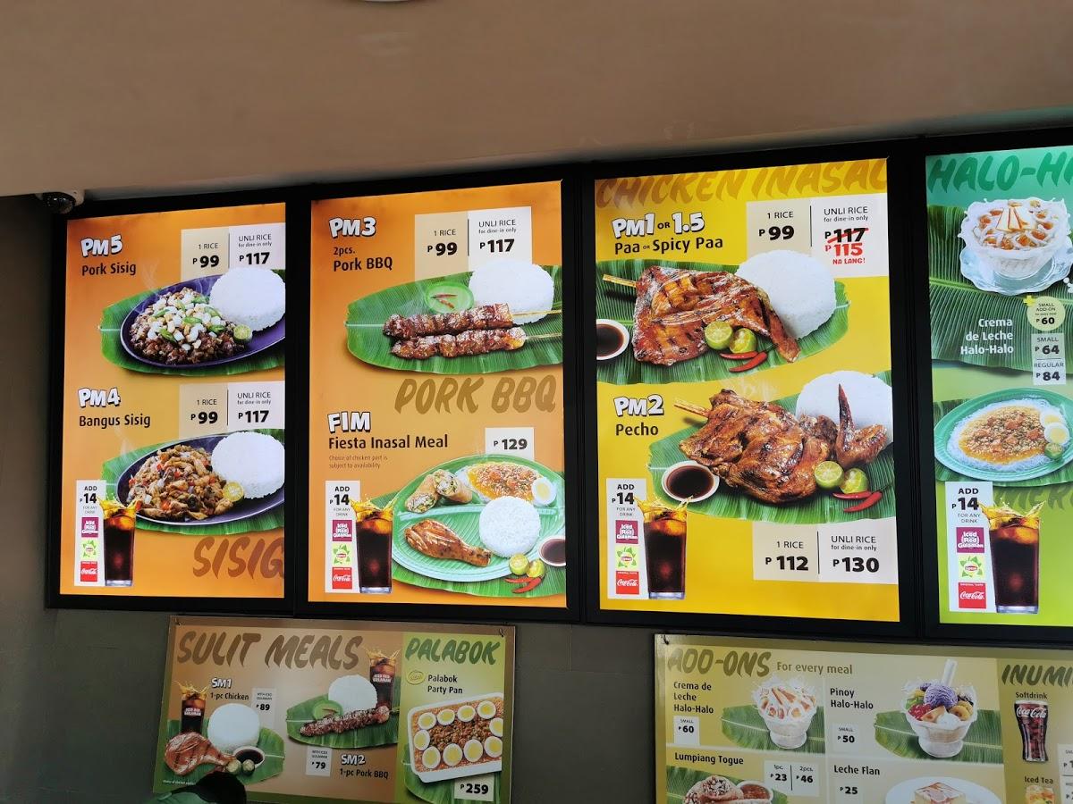 Menu at Mang Inasal restaurant, Pasay, 2315 Domestic Rd