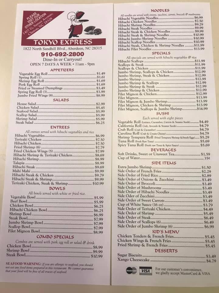 menu-at-tokyo-express-restaurant-aberdeen-n-sandhills-blvd