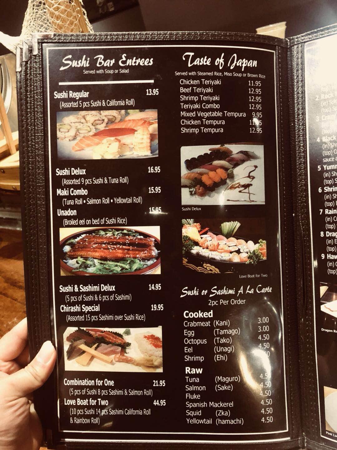 Menu at CHOPSTIX restaurant, Kingsville